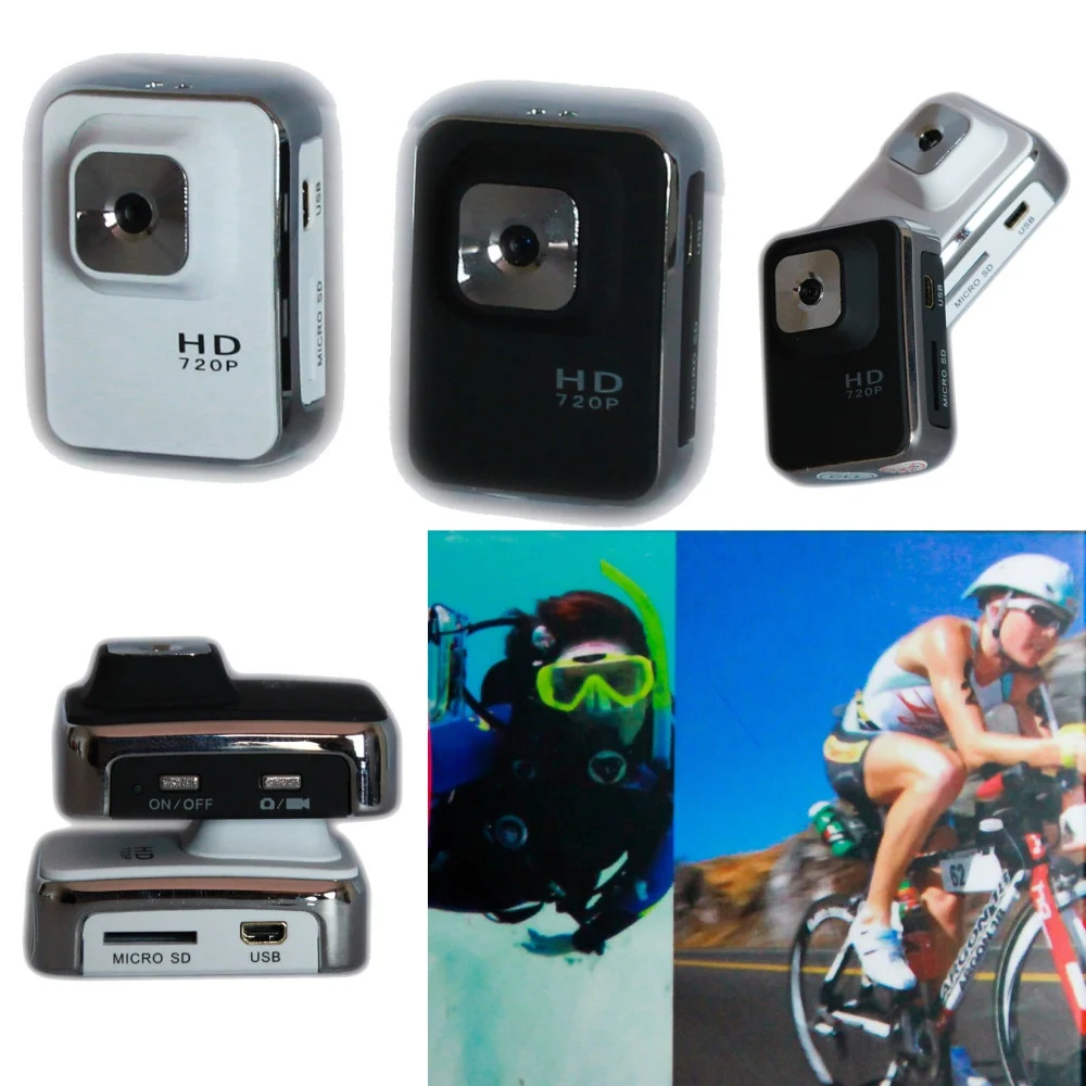 SPORTS HDDV GO CAM HD 720P ACTION PRO CAMERA ACCESSORI SUBACQUEA WATERPROOF - TrAdE Shop Traesio