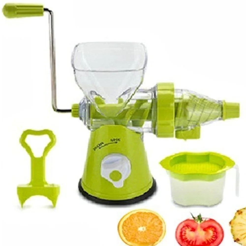 SPREMIAGRUMI CENTRIFUGA MANUALE SPREMI FRUTTA VERDURE SUCCO POLPA BLOCCO VENTOSA - TrAdE Shop Traesio