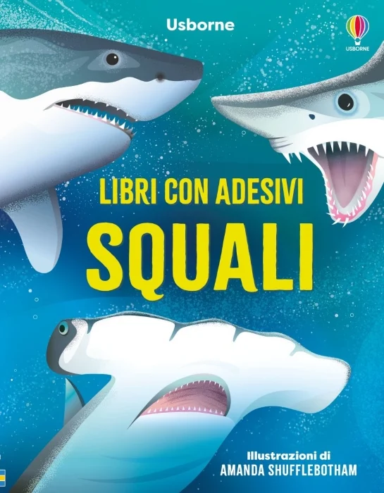 squali (libri con adesivi) - Libri e DVD