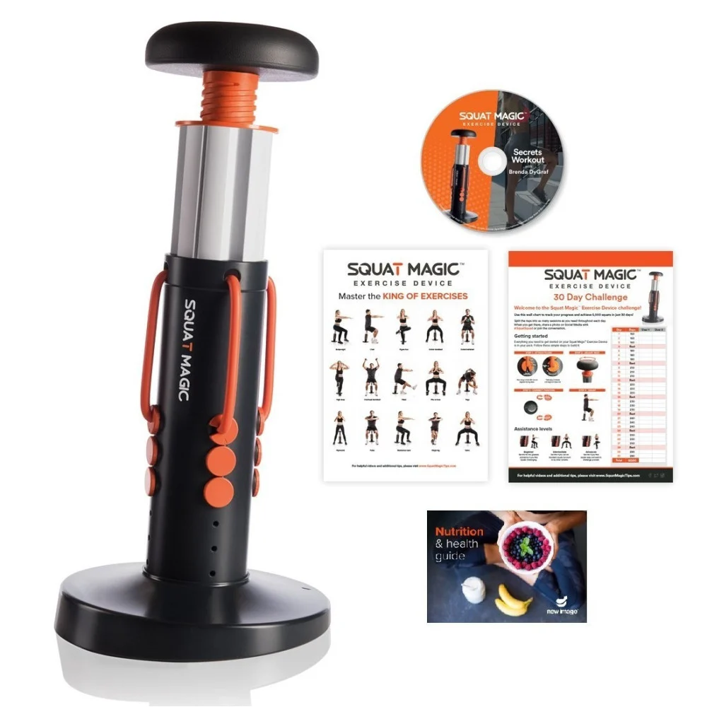 SQUAT MAGIC ATTREZZO PER ESERCIZIO FISICO CORPO GAMBE PARTE INFERIORE WORKOUT - TrAdE Shop Traesio