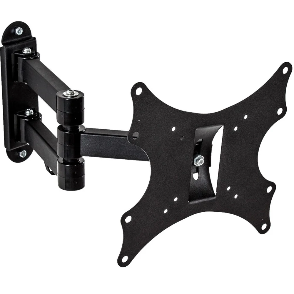 STAFFA PORTA TV MONITOR DA 14" A 32" SUPPORTO PARETE BRACCIO 360° FINO 35KG - TrAdE Shop Traesio