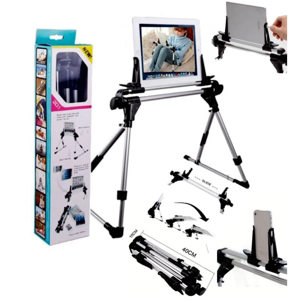 STAND SUPPORTO MULTIUSO REGOLABILE TAVOLO LETTO SCRIVANIA IPAD TABLET ANDORID PC - TrAdE Shop Traesio