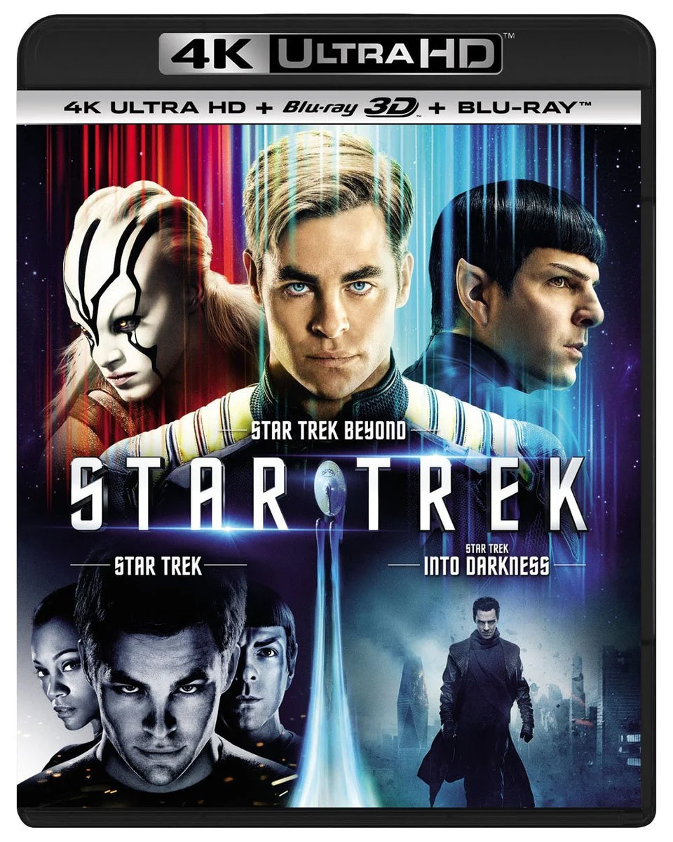 Star Trek Collection 3 film 4K UHD + Blu-ray 3D + Blu-ray Set
