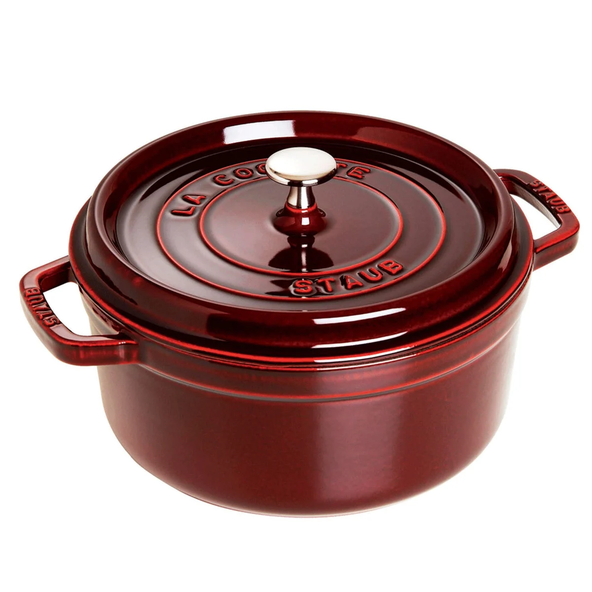 Staub Cocotte in Ghisa Rotonda 1102687 Viola 5.5Qt