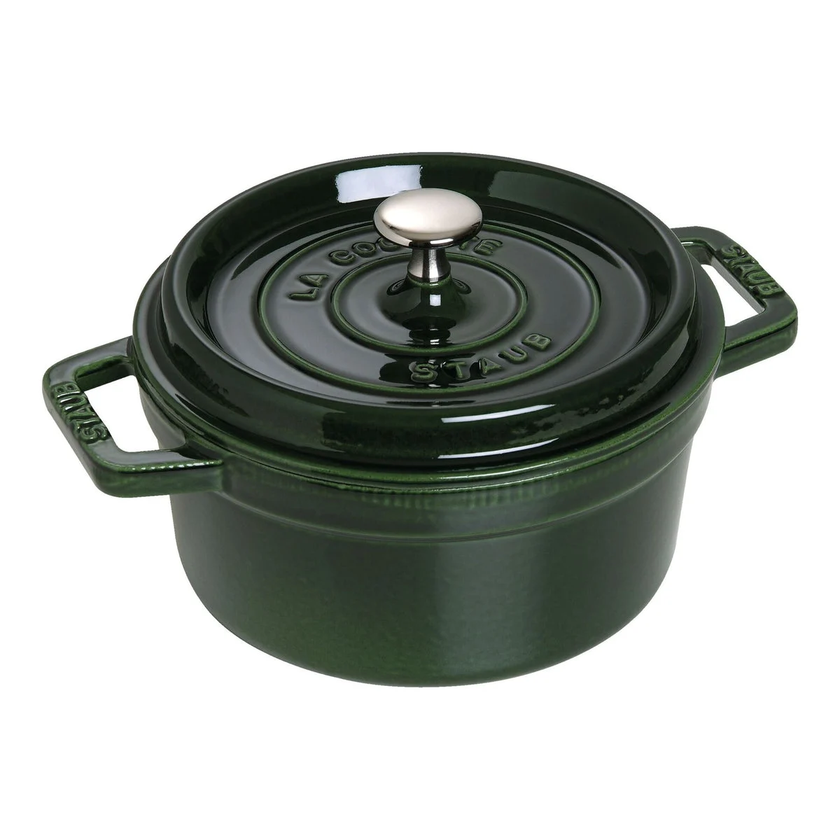 Staub Cocotte Picco Rotonda 20cm 2.2L Verde Basilico