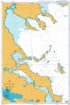 steno kafirea to thessaloniki n. 1085 (2017) - Carte nautiche, da pesca…