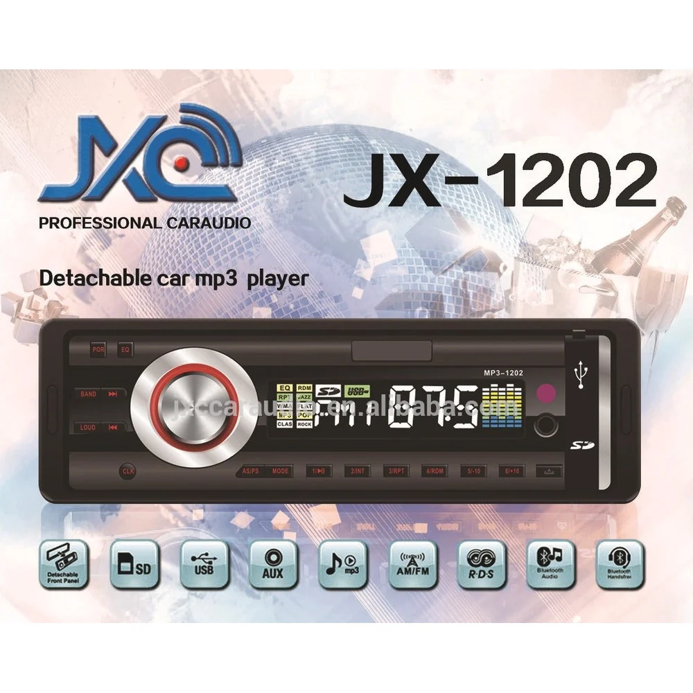 STEREO AUTO AUTORADIO AUX MP3 SLOT USB SD RADIO FM FRONTALINO ESTRAIBILE mod1202 - TrAdE Shop Traesio
