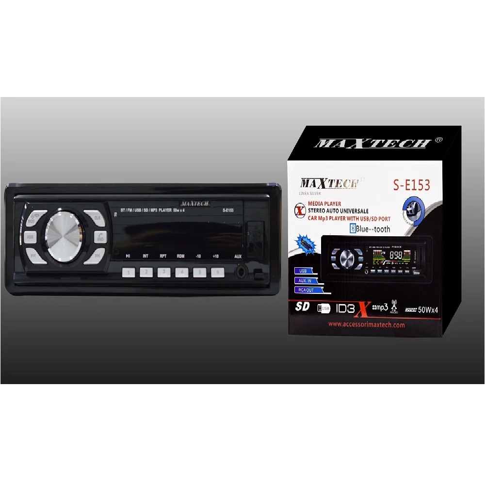 STEREO AUTO RADIO FM AUTORADIO BLUETOOTH INGRESSO SD USB MP3 AUX FRONTALINO 1DIN - TrAdE Shop Traesio