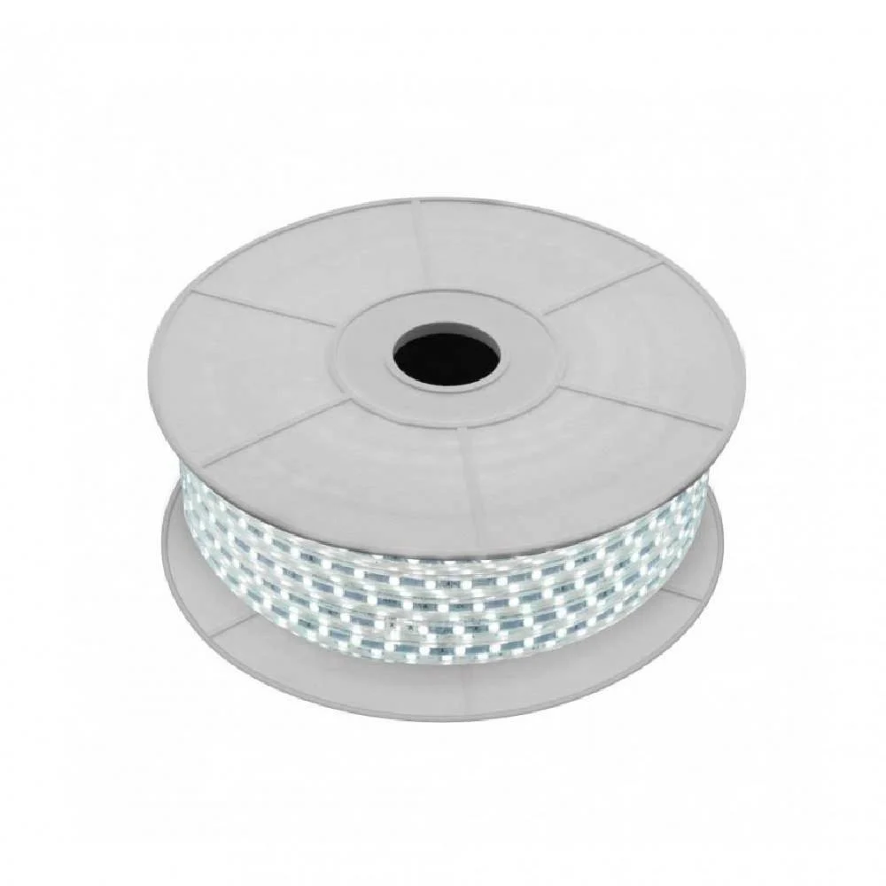 STRISCE LED GOMMATE SMD 2835 A 220V DA 5MM BOBINA STRIPLED 100MT 2835-120 COLORE