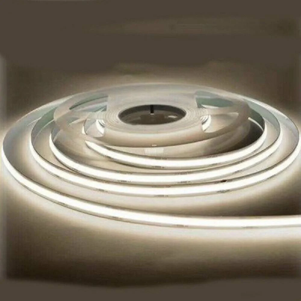 STRISCIA LED FLESSIBILE STRIP LED COB 24V 10MT LUCE FREDDA CALDA NATURALE 24VCOB - TrAdE Shop Traesio