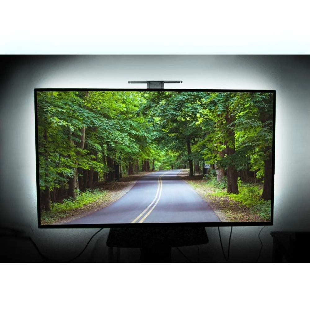 STRISCIA LED USB 2X90CM STRIP STRISCIA LUCE PER TV SMART TV PC MONITOR 60 LED 5V - TrAdE Shop Traesio
