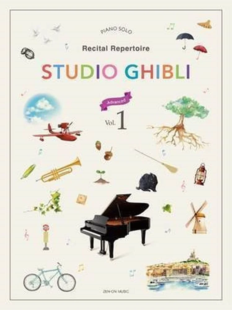 Studio Ghibli Recital Repertoire 1 Intermedio libro spartiti per pianoforte solo