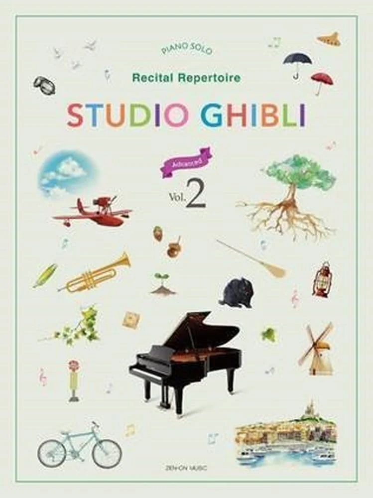Studio Ghibli Recital Repertoire 2 Intermedio spartito per pianoforte solo English Edition