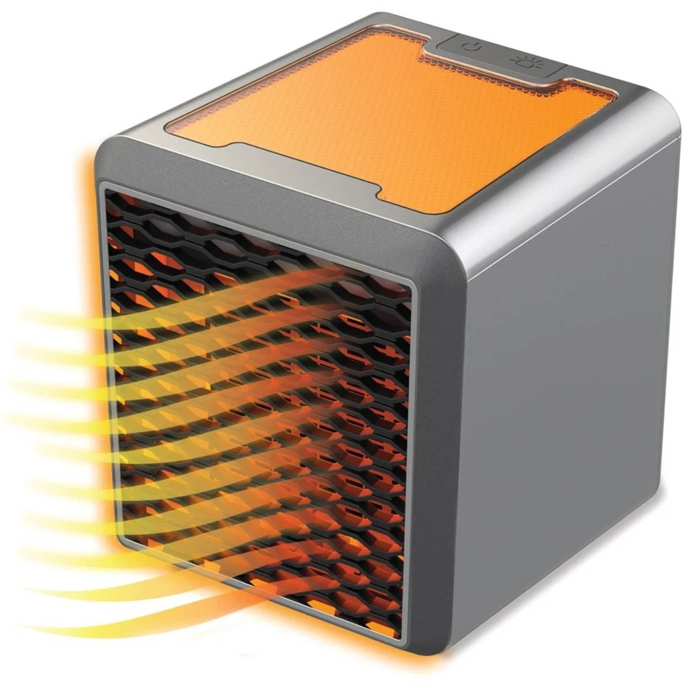 STUFA ELETTRICA PORTATILE 1200W PURIFICATORE ARIA PIASTRA IN CERAMICA REGOLABILE - TrAdE Shop Traesio