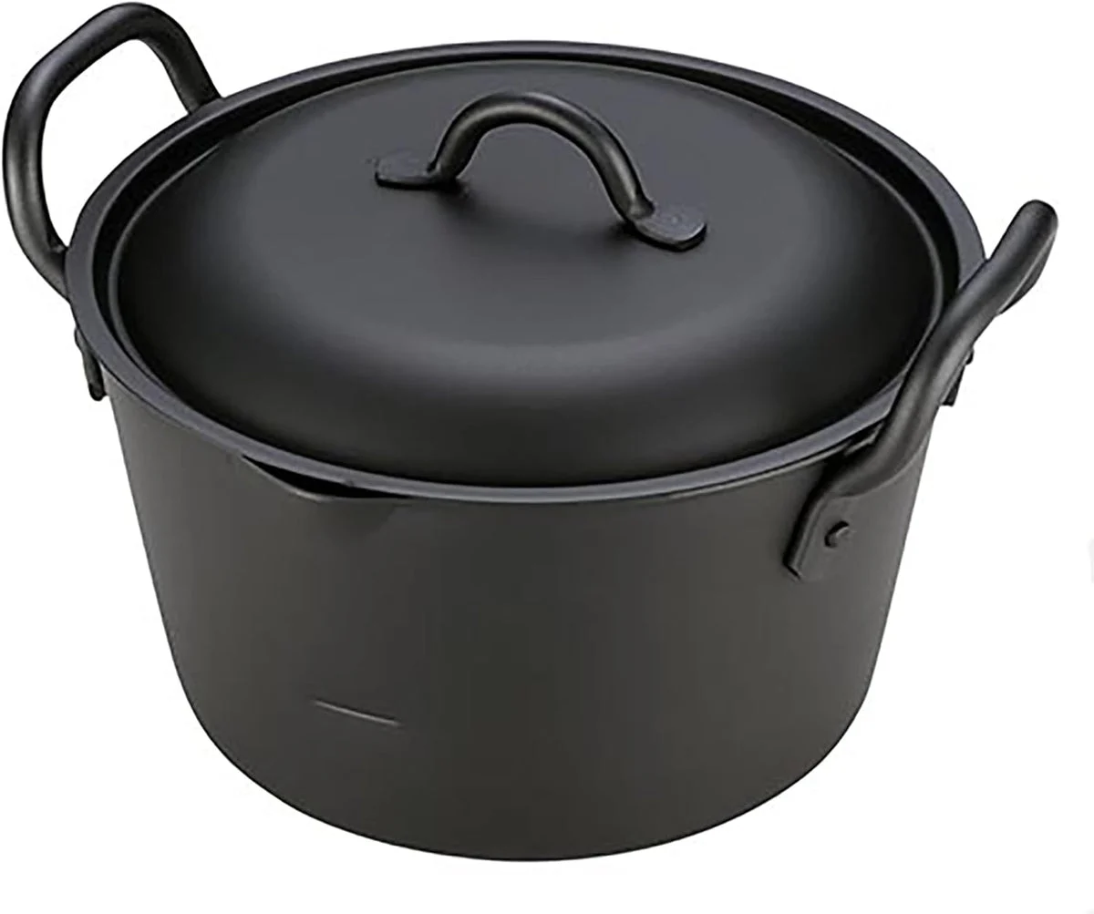Summit Kogyo pentola per friggere con coperchio per induzione 18cm nero 2.2 L - Summit Kougyou