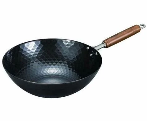 Summit Kogyo Wok in ferro a taglio diamantato Beijing 27cm 30cm 33cm - Summit Kougyou