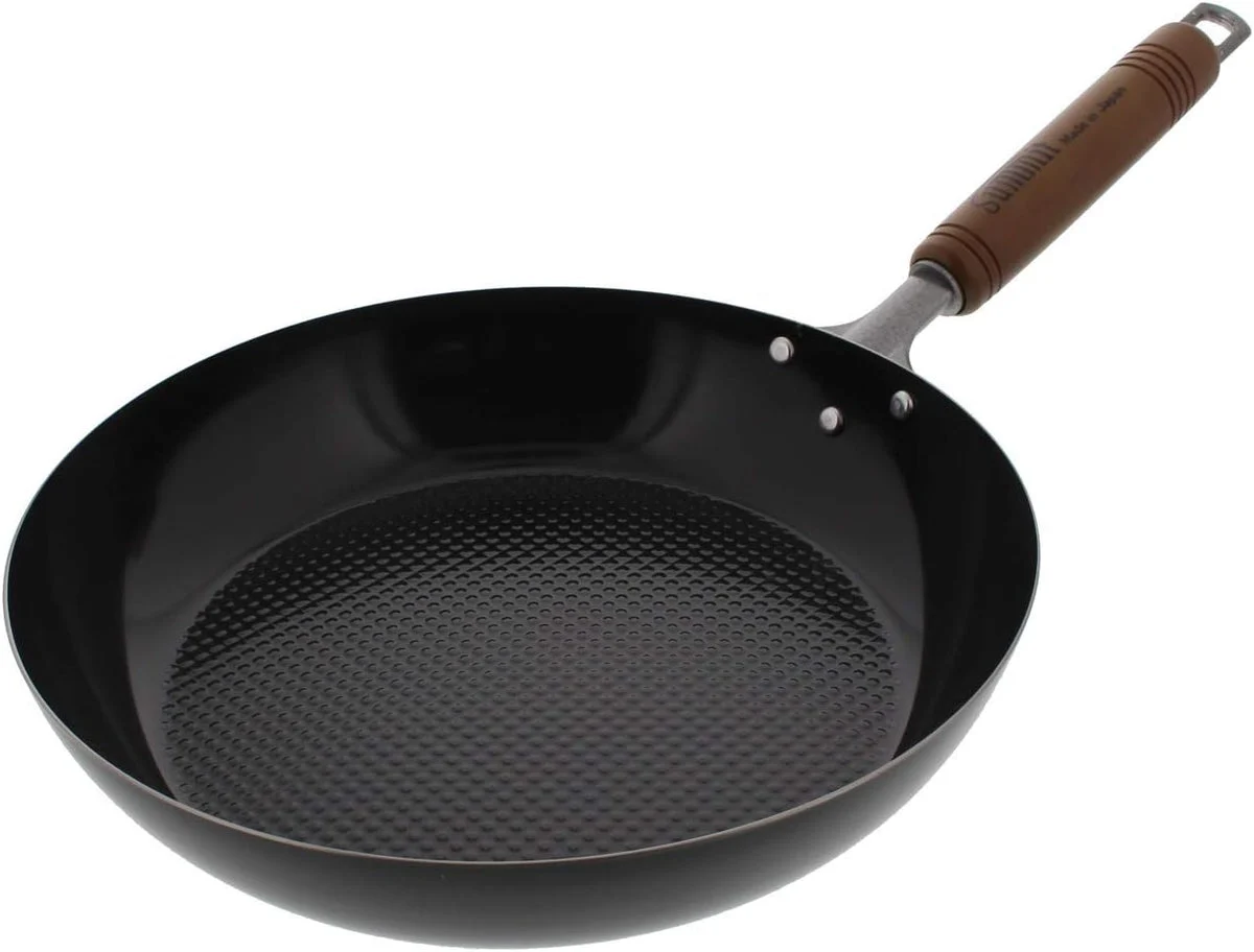 Summit Kogyo Embossed Frying Pan 20cm 22cm 24cm 26cm 28cm - Summit Kougyou