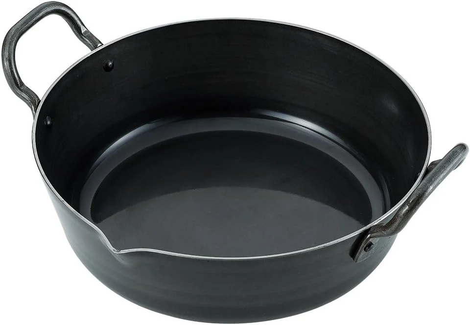 Summit Kogyo pentola per frittura profonda in ferro per induzione 20cm 24cm - Summit Kougyou