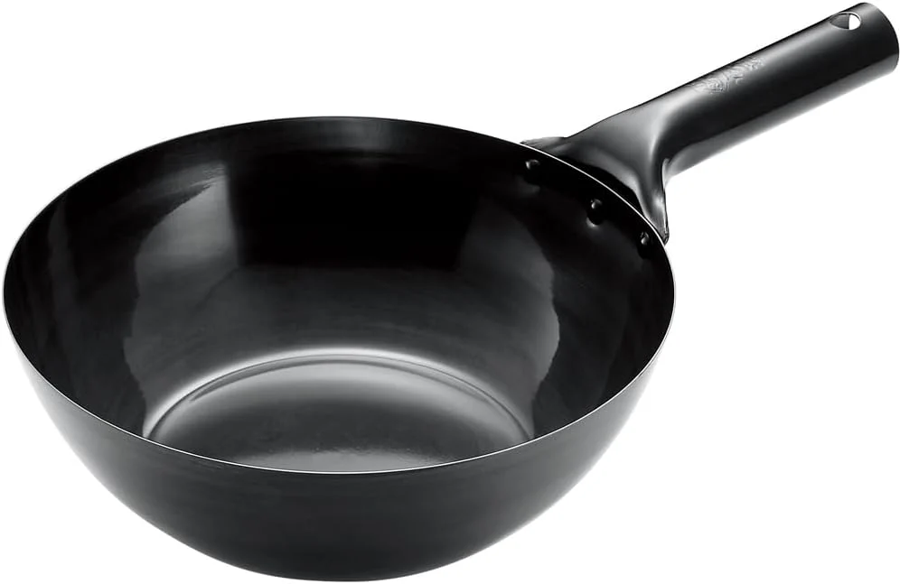 Summit Kogyo Wok in ferro per induzione IH Beijing Nero 30cm - Summit Kougyou
