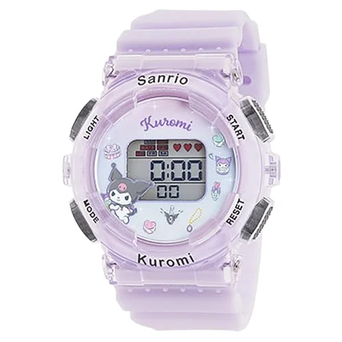 Sanrio Orologio Digitale Kuromi CR3C0003 Retroilluminato Viola