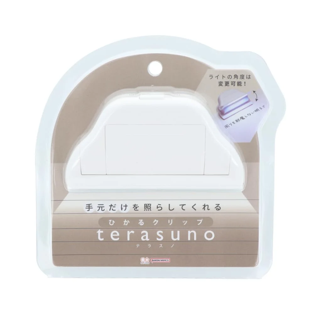 Sunstar Stationery Clip luce LED orientabile da lettura Terasuno S3625117 bianco