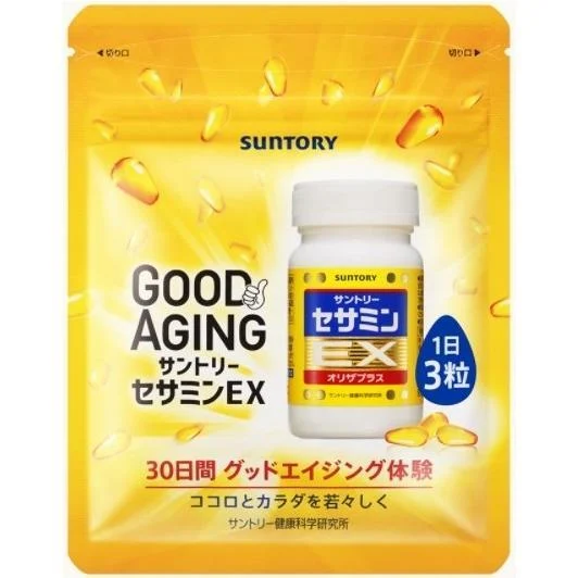 Suntory Wellness Sesamin EX 90 Tablets Pouch Type Eco Pack 30 Days