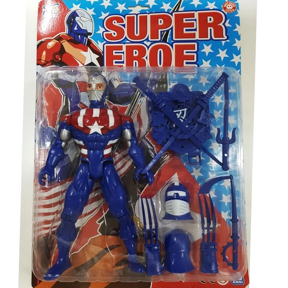SUPER EROE GUERRIERO COMBATTIMENTO GARA BANDIERA AMERICA BAMBINI GIOCATTOLO - TrAdE Shop Traesio