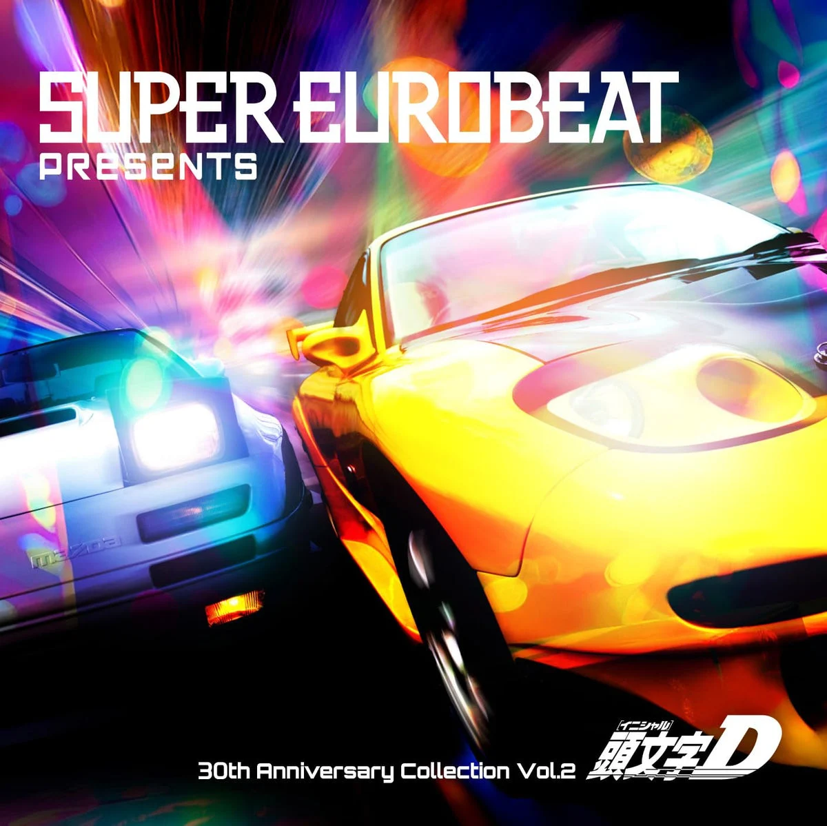SUPER EUROBEAT Initial D 30th Anniversary Collection Vol.2 2 CD Nonstop Mix Eurobeat - Avex Pictures