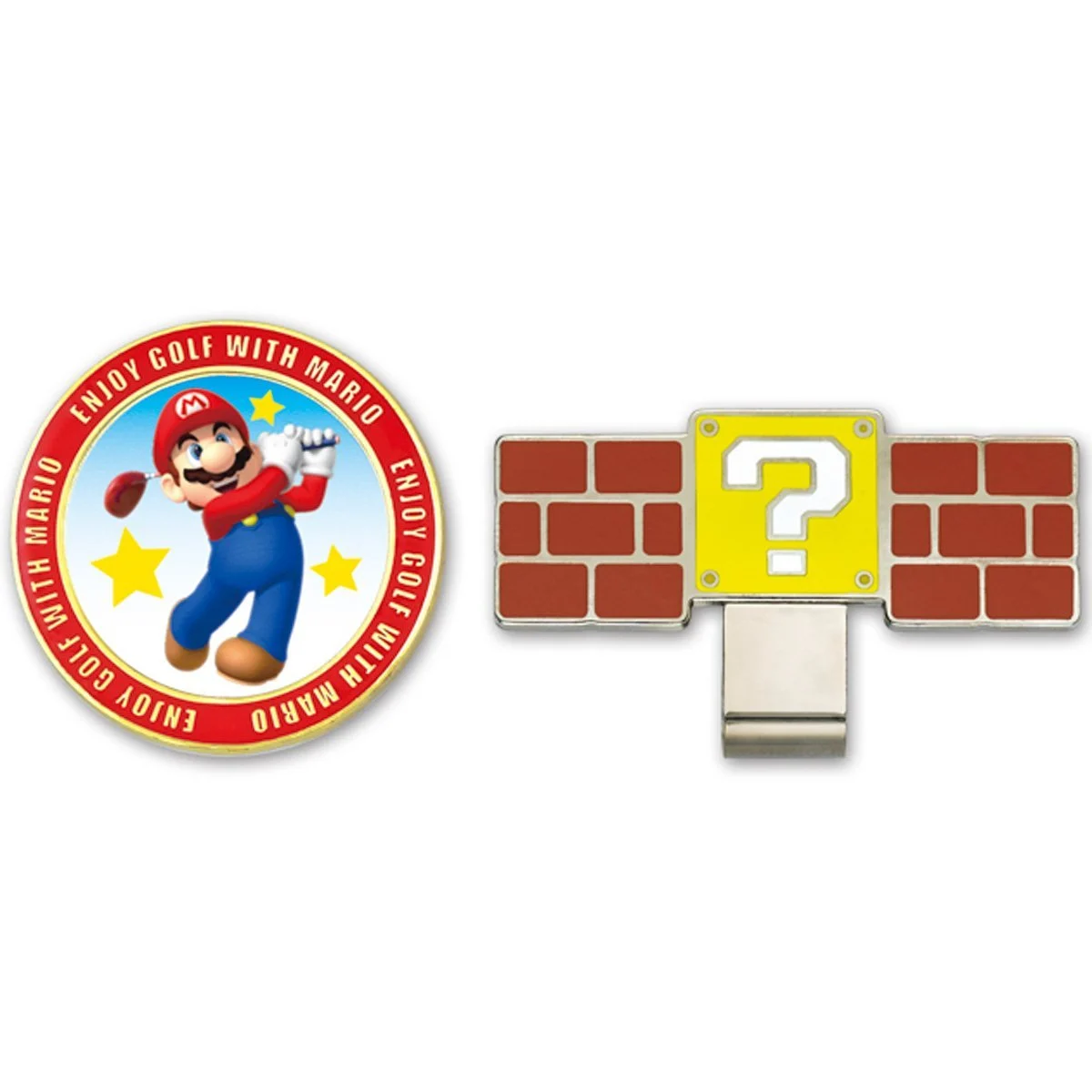 Super Mario Enjoy Caddie Bag Green Marker - Super Mario Golf (SMM005)