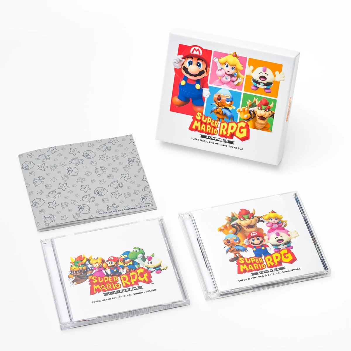 Super Mario RPG Colonna Sonora Originale Box Set 4 CD Edizione Deluxe