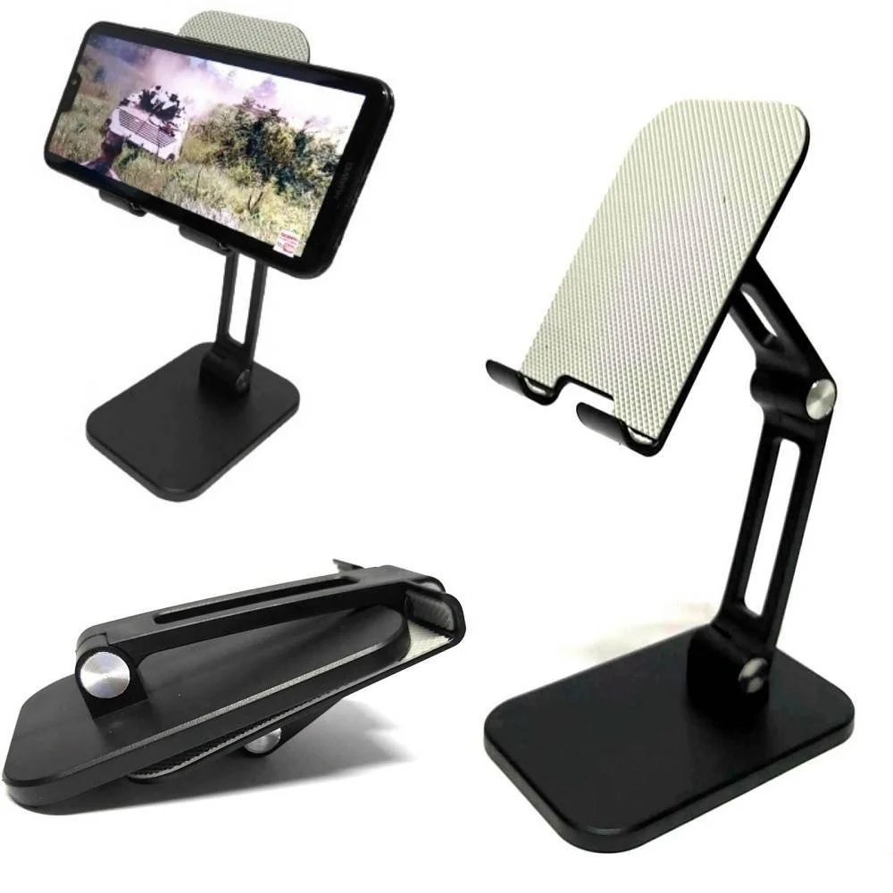 SUPPORTO DA TAVOLO PER TABLET TELEFONO CELLULARE UNIVERSALE 3 SNODI REGOLABILE - TrAdE Shop Traesio