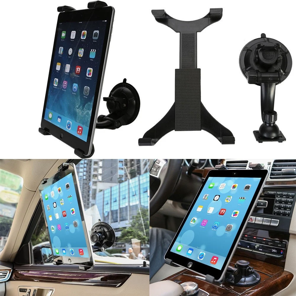 SUPPORTO PER AUTO UNIVERSALE CON VENTOSA PER TUTTI I TABLET PORTA ROTAZIONE 360° - TrAdE Shop Traesio