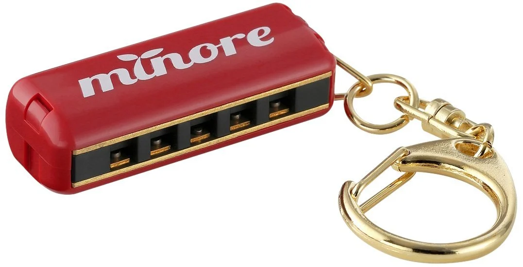 SUZUKI Mini Armonica 5 Fori 10 Note MHK-5R Rosso