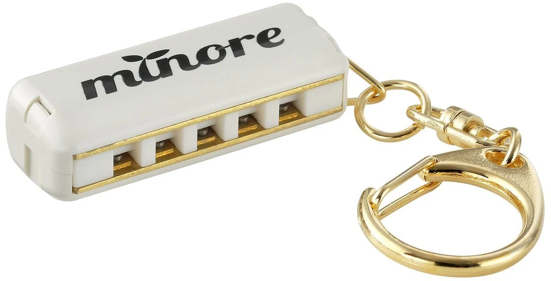 SUZUKI Mini-Harmonica minore 5-hole 10-note MHK-5W White