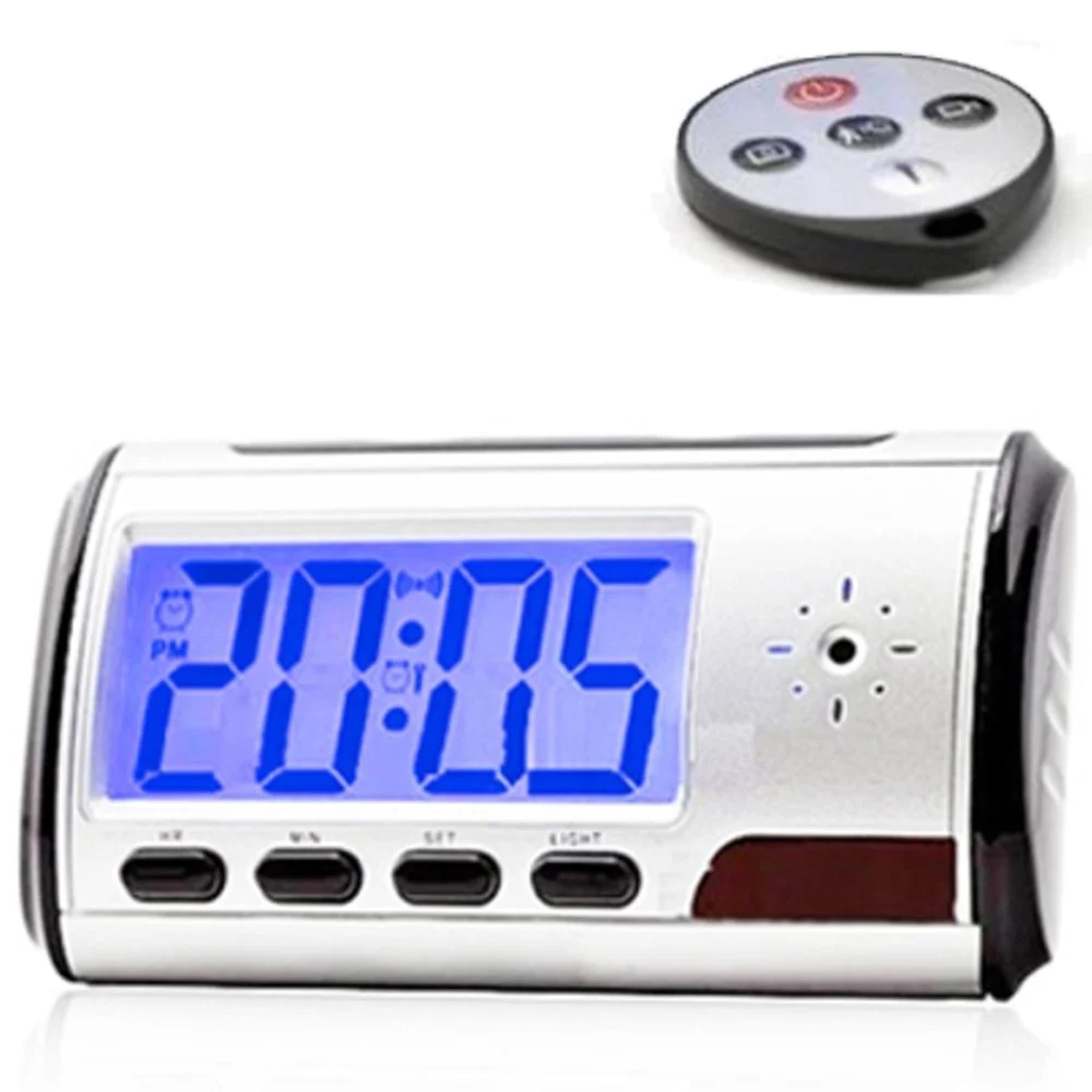 SVEGLIA OROLOGIO SPIA MICROSPIA CIMICE SPY CAM CON RILEVATORE DI MOVIMENTO HD - TrAdE Shop Traesio