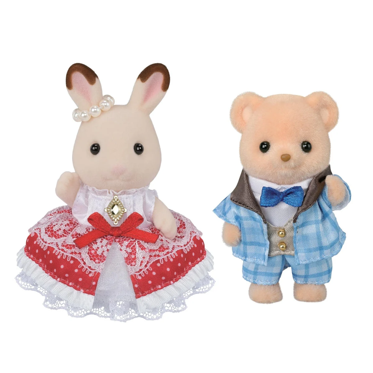 Set di Bambole Amiche per l'Anniversario delle Famiglie Sylvanian Flare e Theo C76 Giocattolo EPOCH - Sylvanian Families