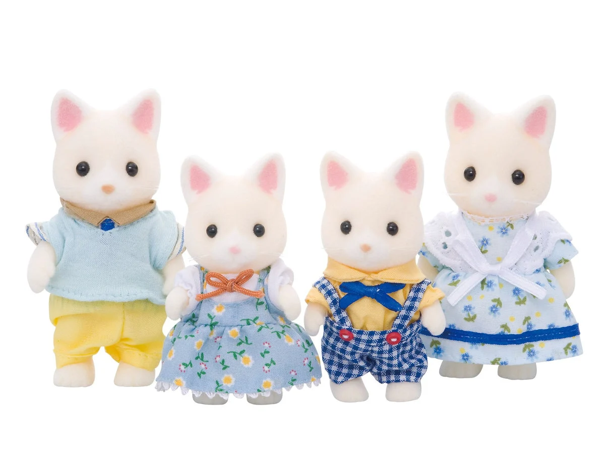 Sylvanian Families Dolls Silk Cat Family FS-12 ST EPOCH