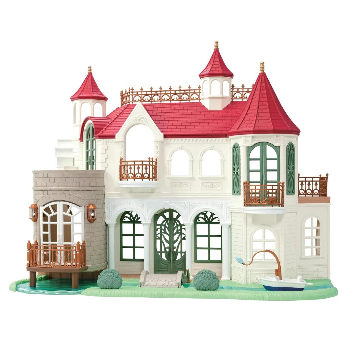 Sylvanian Families casa delle bambole Acque scintillanti H-52 tetto rosso