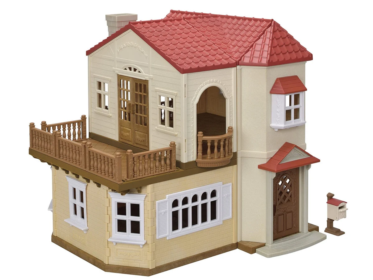 Sylvanian Families Casa Grande con Soffitta Segreta Har51 Tetto Rosso