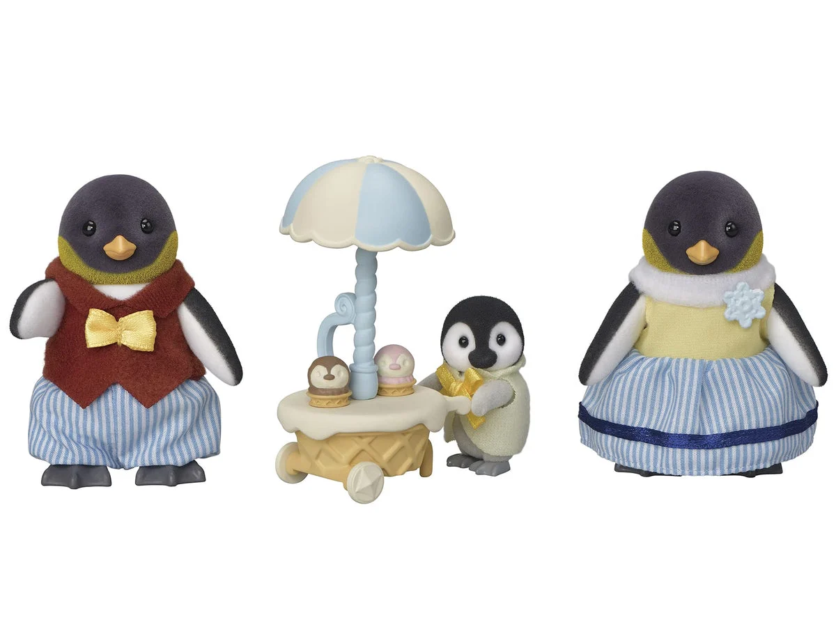 Sylvanian Families Penguin Family Dollhouse Set FS-45 for Ages 3+