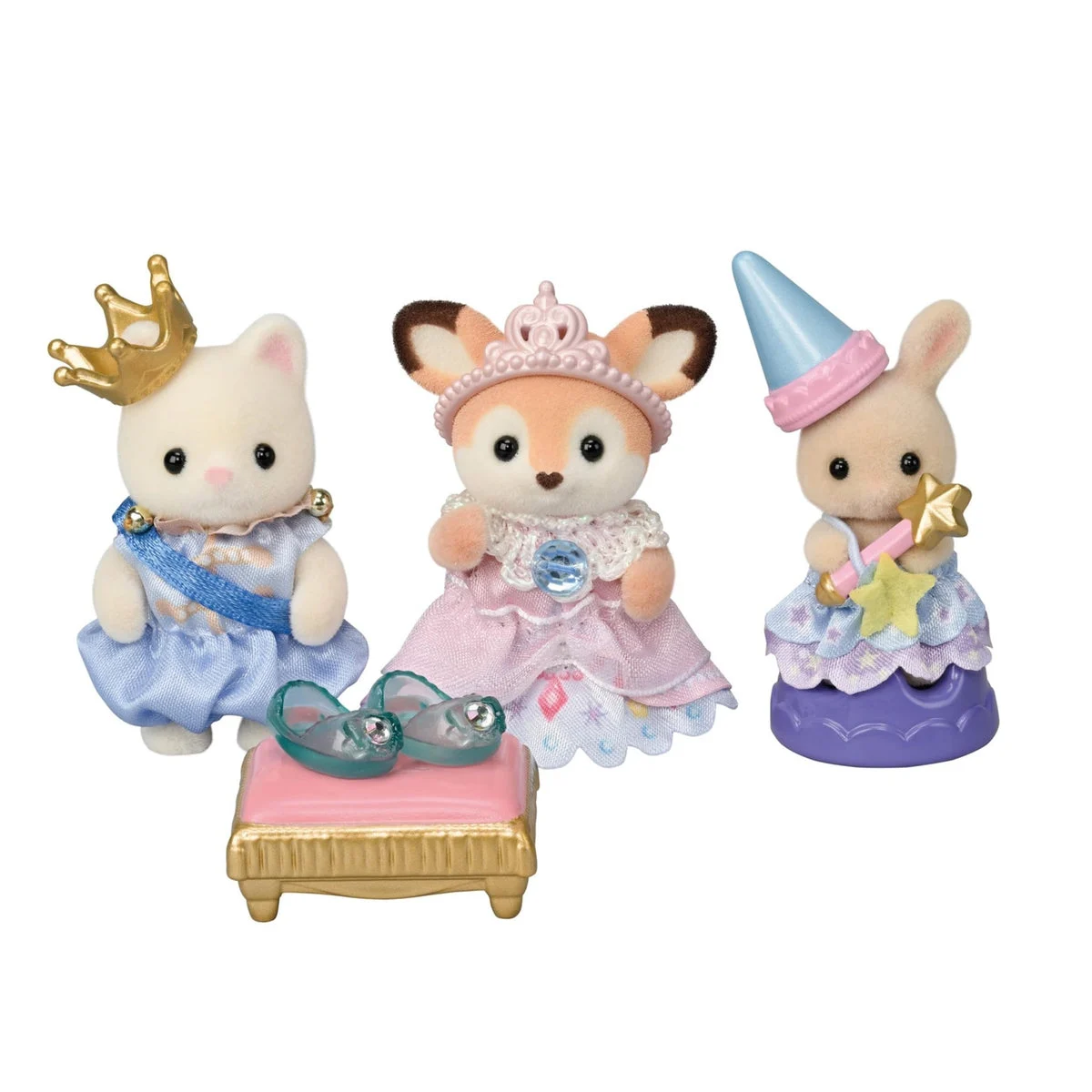 Sylvanian Families Princess Glass Shoes Nursery School Playset S-77 for Ages 3 Plus