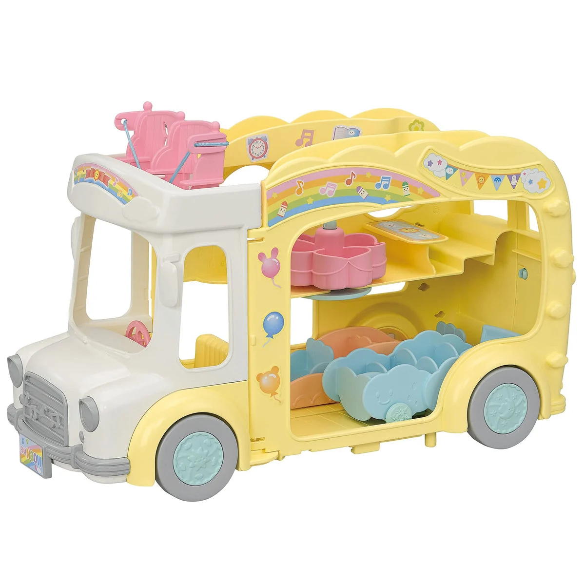 Sylvanian Families Autobus Scolastico Giocattolo Set S-70 per Bambini 3 Anni+