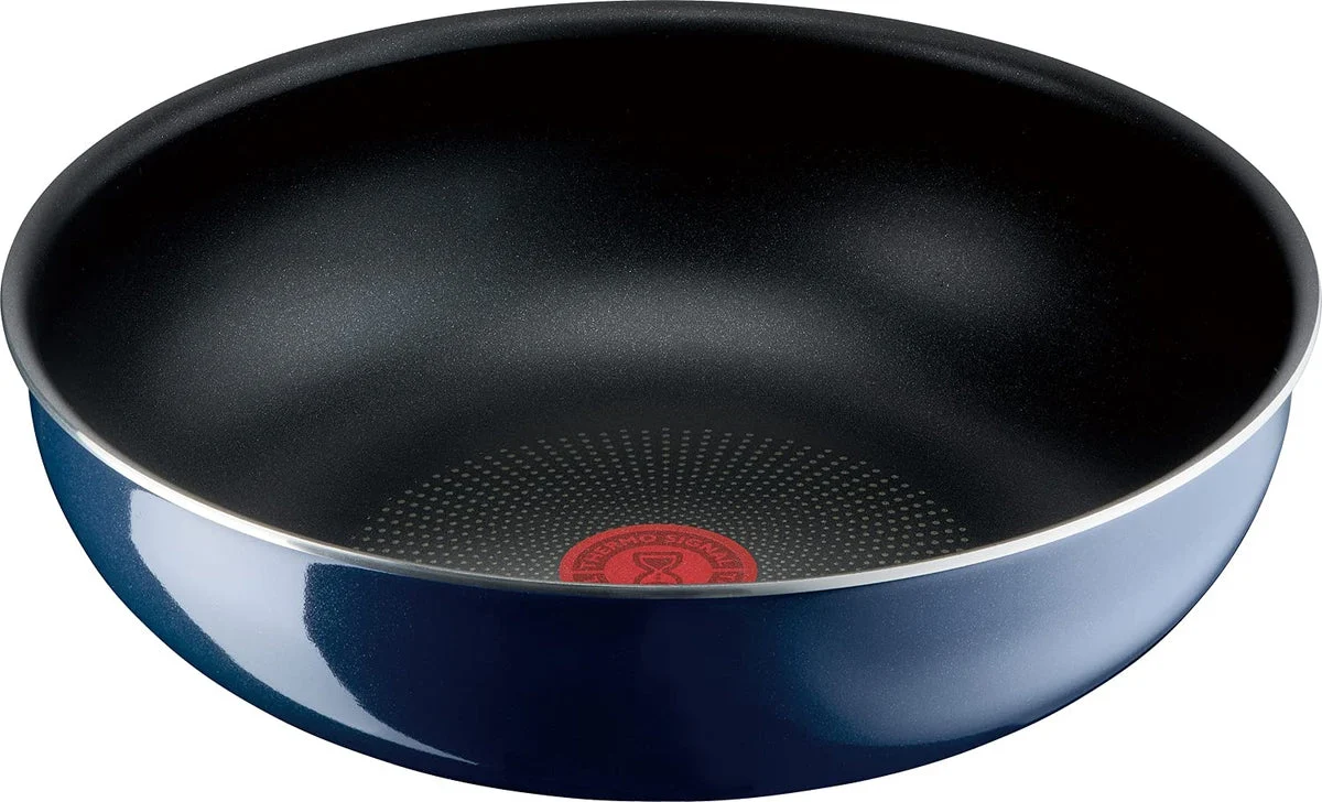 T-fal Padella Profonda con Manico Rimovibile Sicura per Piano Cottura L43719 Blu 28cm