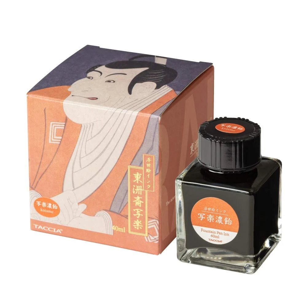 TACCIA inchiostro per stilografica Ukiyoe Sharak TFPI-WD42-7 Dark Amber 40ml