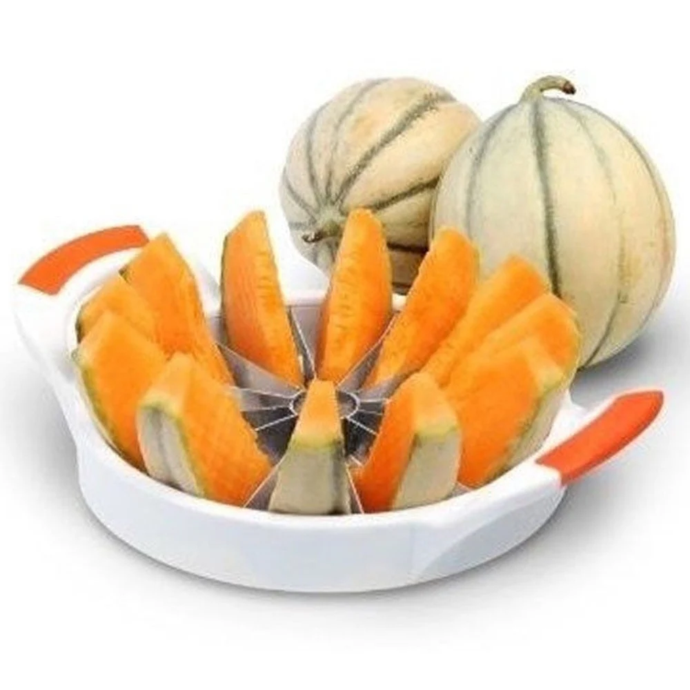 TAGLIA MELONE ANGURIA COCOMERO AFFETTA 12 LAME 19CM IN ACCIAIO CASA CUCINA - TrAdE Shop Traesio