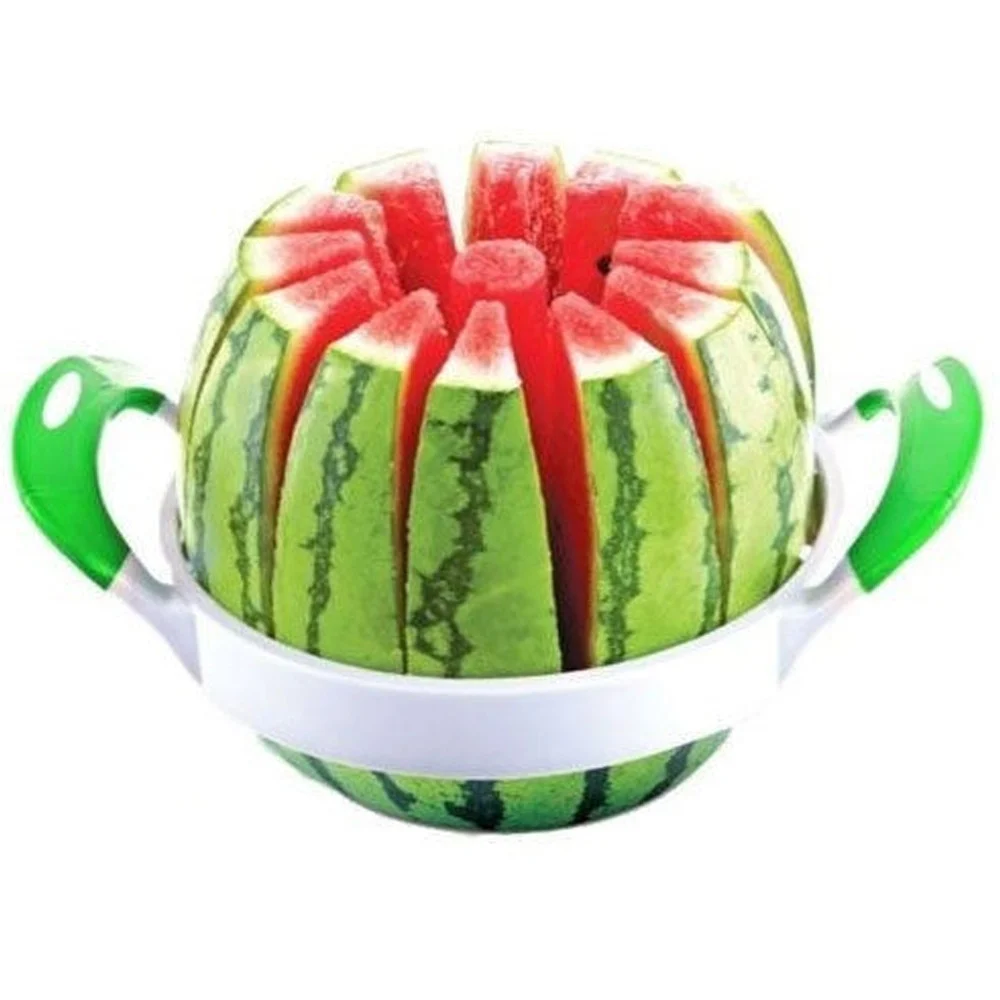 TAGLIA MELONE ANGURIA COCOMERO AFFETTA 12 LAME 22CM IN ACCIAIO CASA CUCINA - TrAdE Shop Traesio