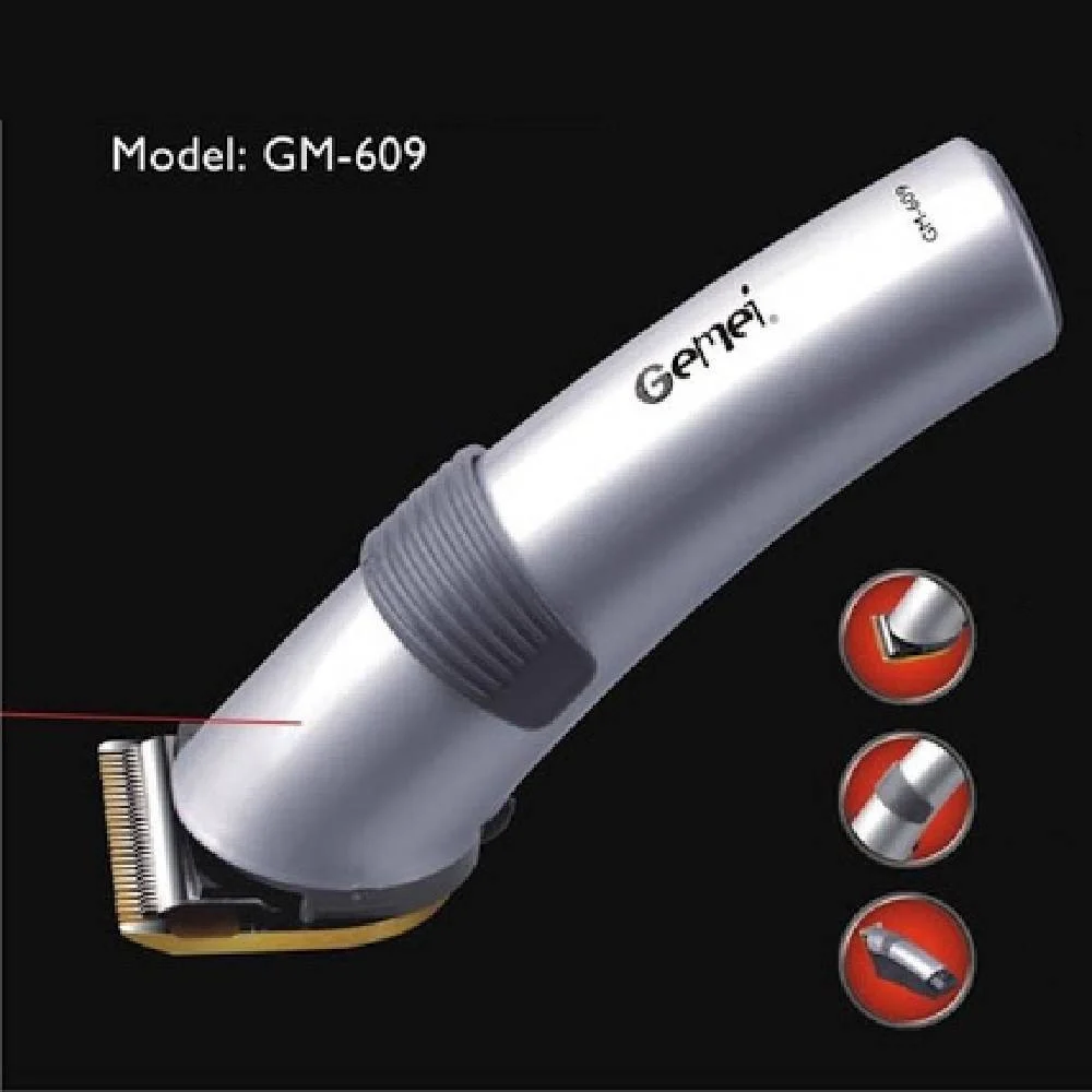 TAGLIACAPELLI GM609 RICARICABILE REGOLABILE PROFESSIONALE TRIMMER ELETTRICO CORDLESS - MaxTech