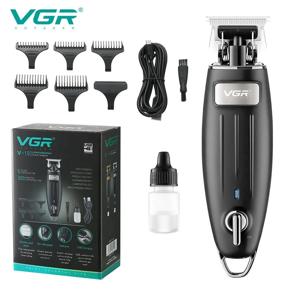 Tagliacapelli Professionale Trimmer Barber VGR V-192 Regolabarba Cordless