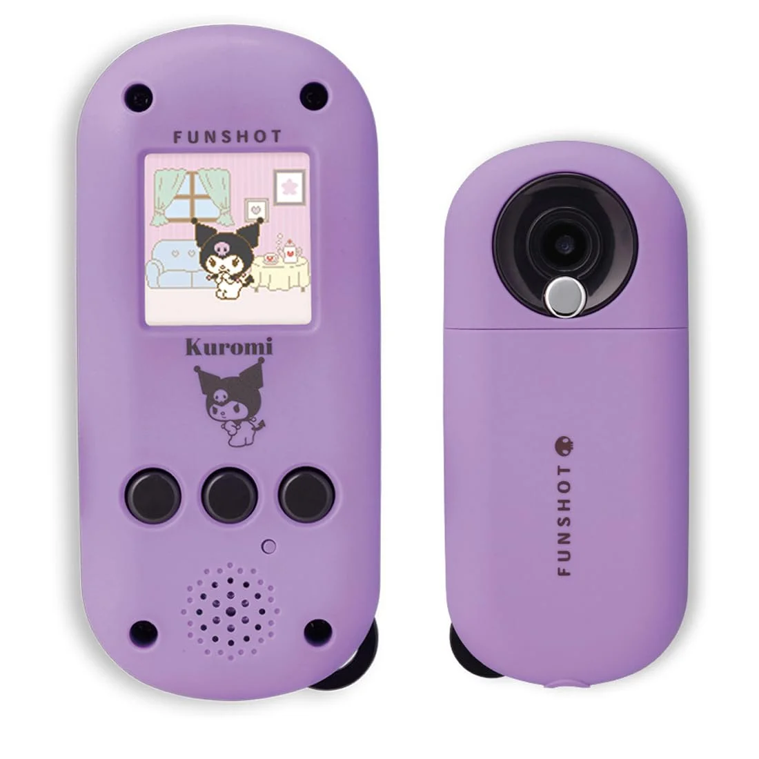 Takara Tomy fotocamera digitale giocattolo FUNSHOT Sanrio Kuromi