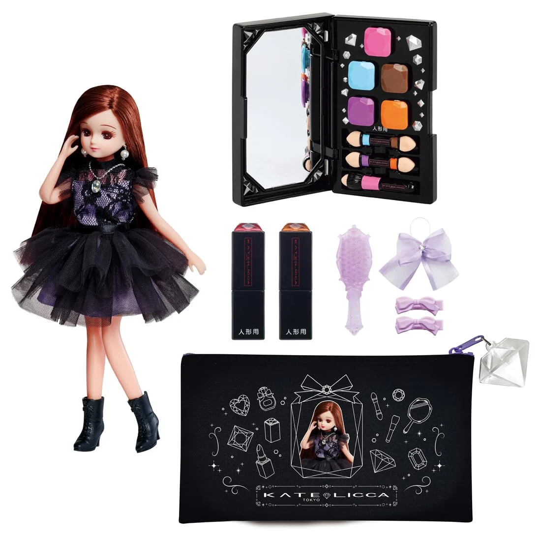 Takara Tomy KATE Licca Muñeca Rika-chan Maquillaje Juguete 5 Años y Más